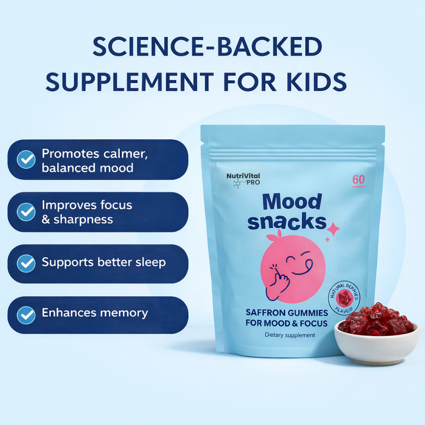 Saffron Gummies - NutriVitalPro™ 60 Pack