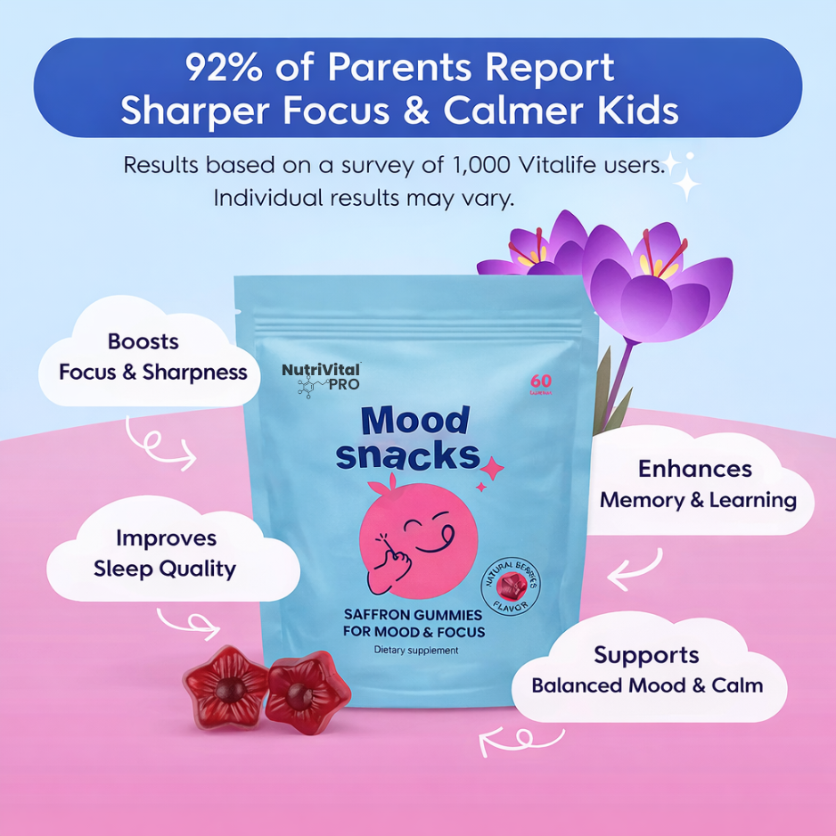 Saffron Gummies - NutriVitalPro™ 60 Pack