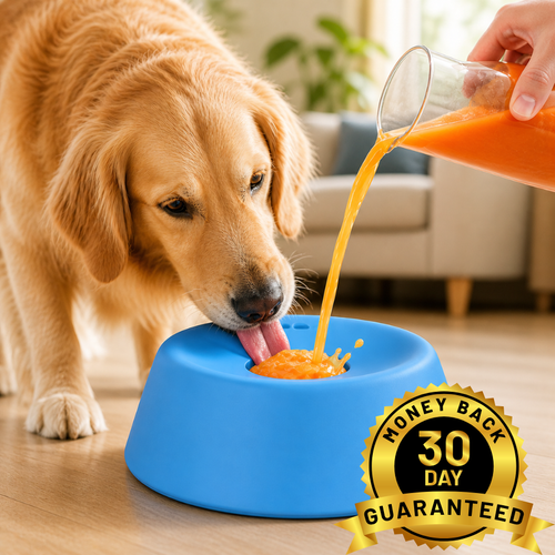 NutriVitalPro™ PupFlow V2 – Liquid Treat Slow Feeder Bowl