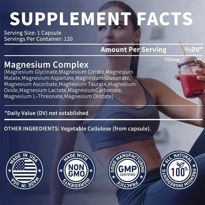 High Performance 12 In 1 Magnesium Supplement
